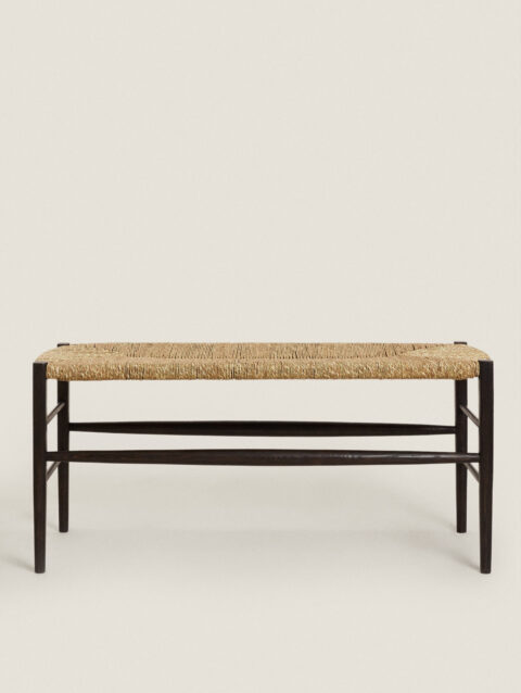 OAK AND SEAGRASS BENCH