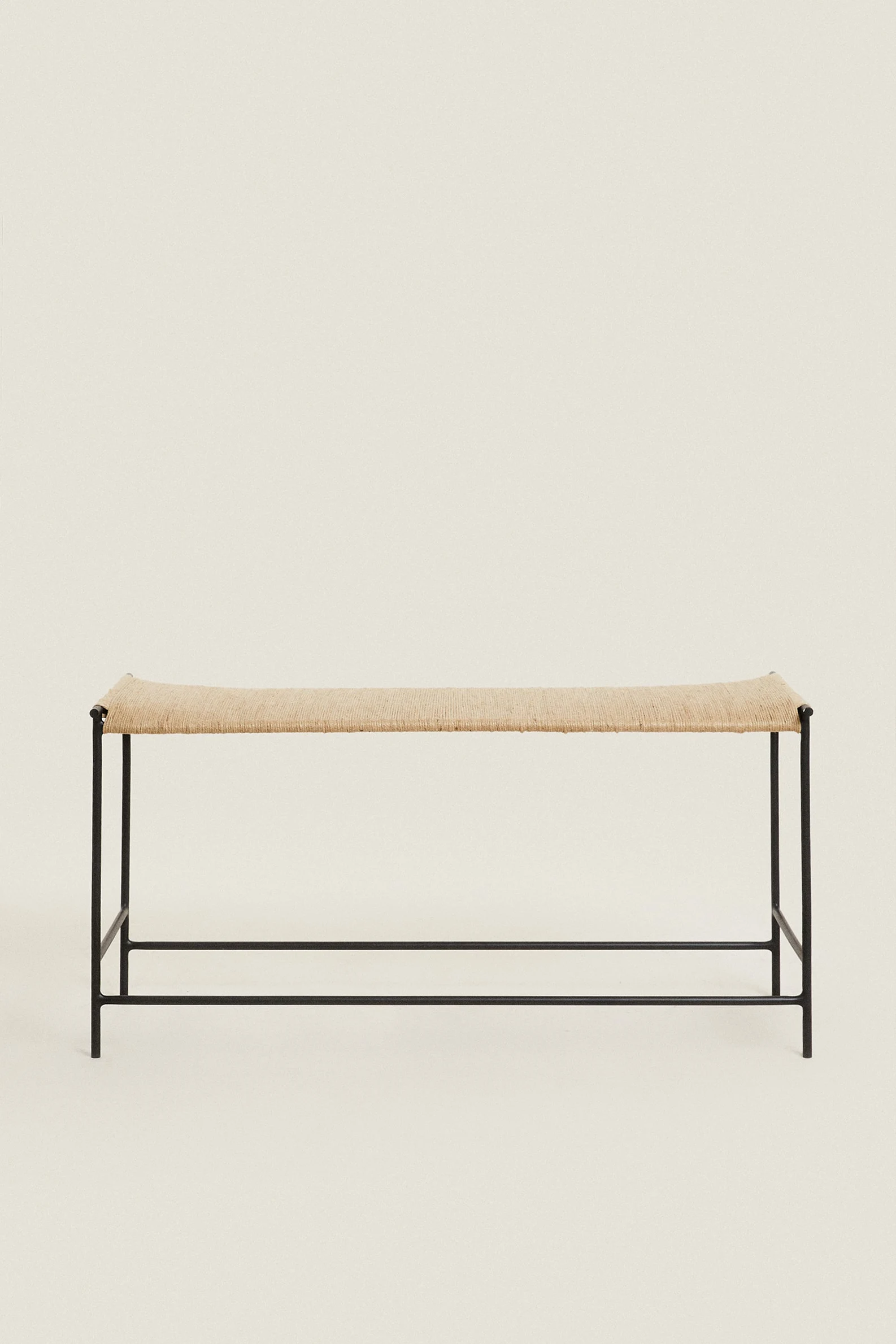 JUTE METAL BENCH