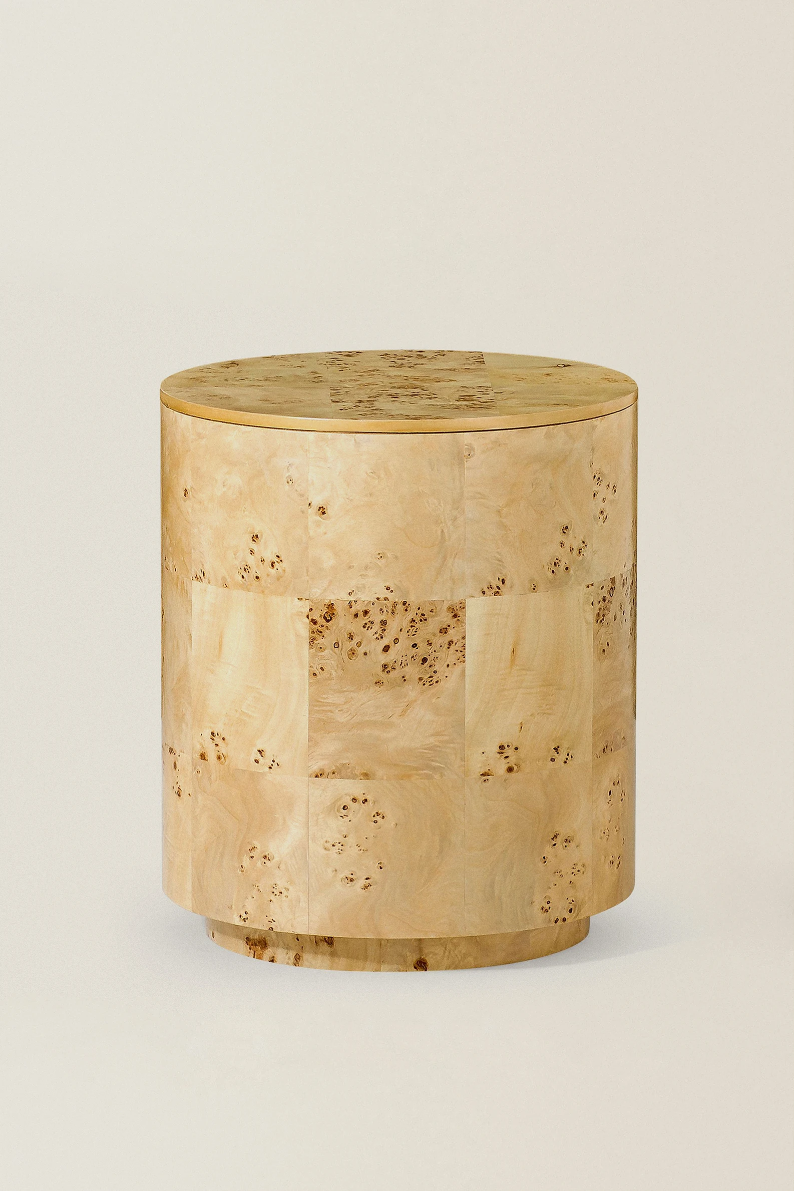 BURL SIDE TABLE