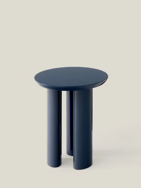 STEEL BLUE TUNG SIDE TABLE