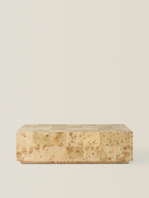BURL COFFEE TABLE