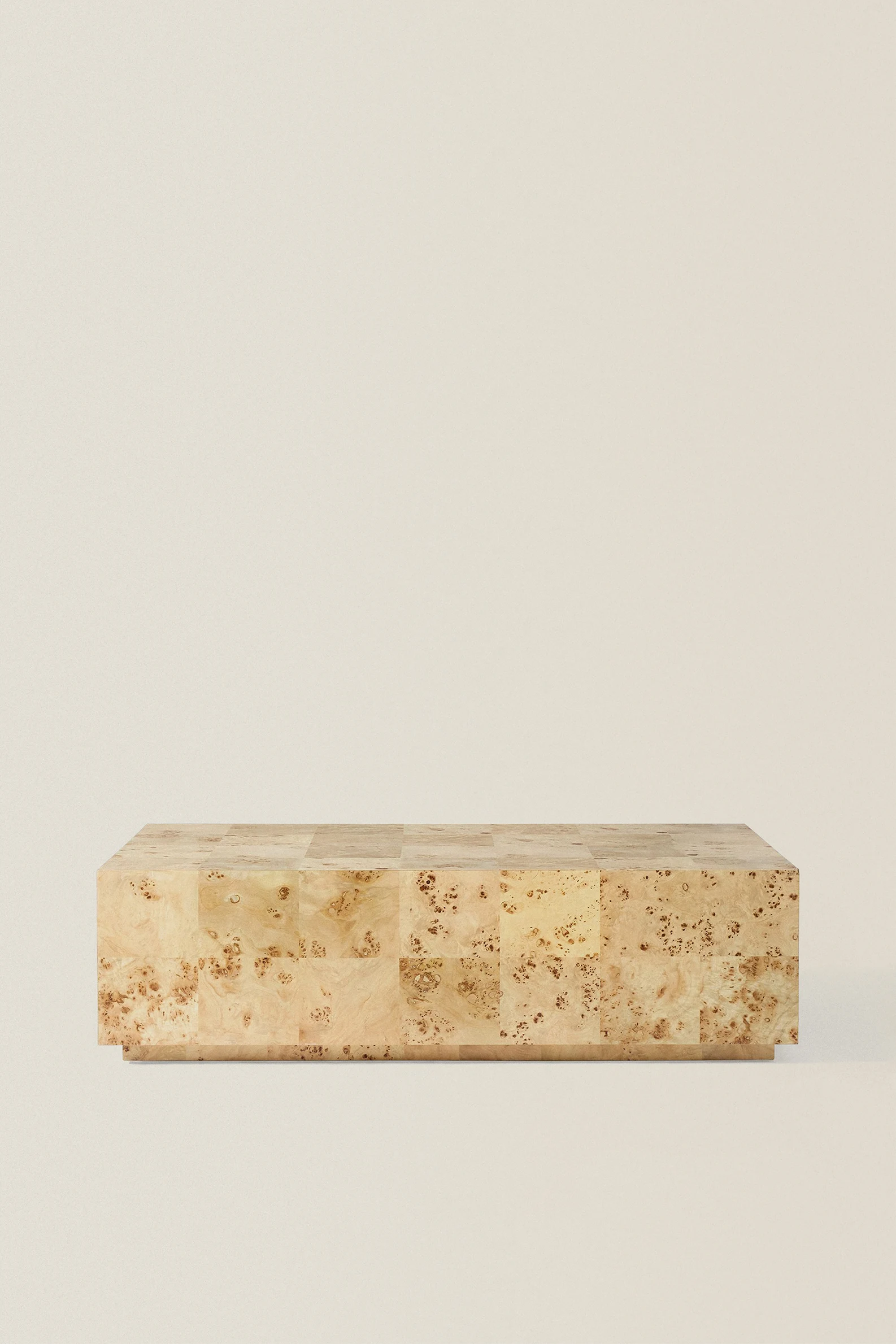 BURL COFFEE TABLE