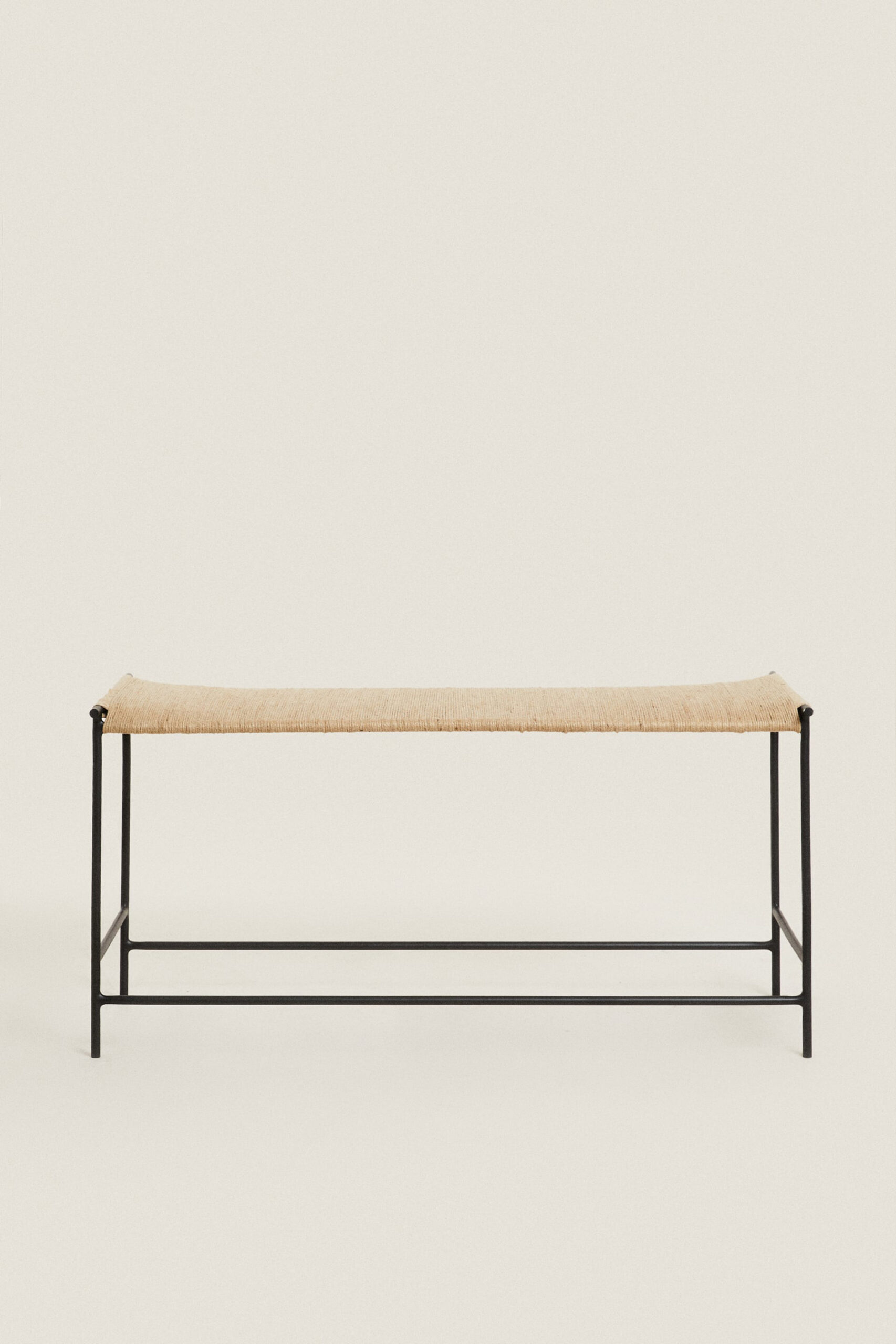 JUTE METAL BENCH