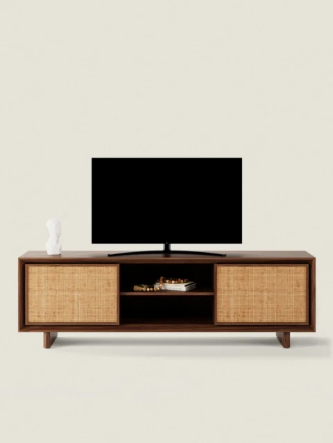 RATTAN TV UNIT 02