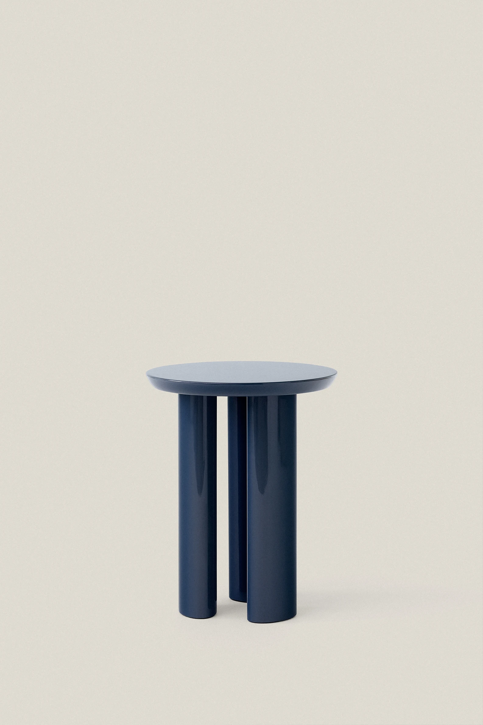 STEEL BLUE TUNG SIDE TABLE - Image 2