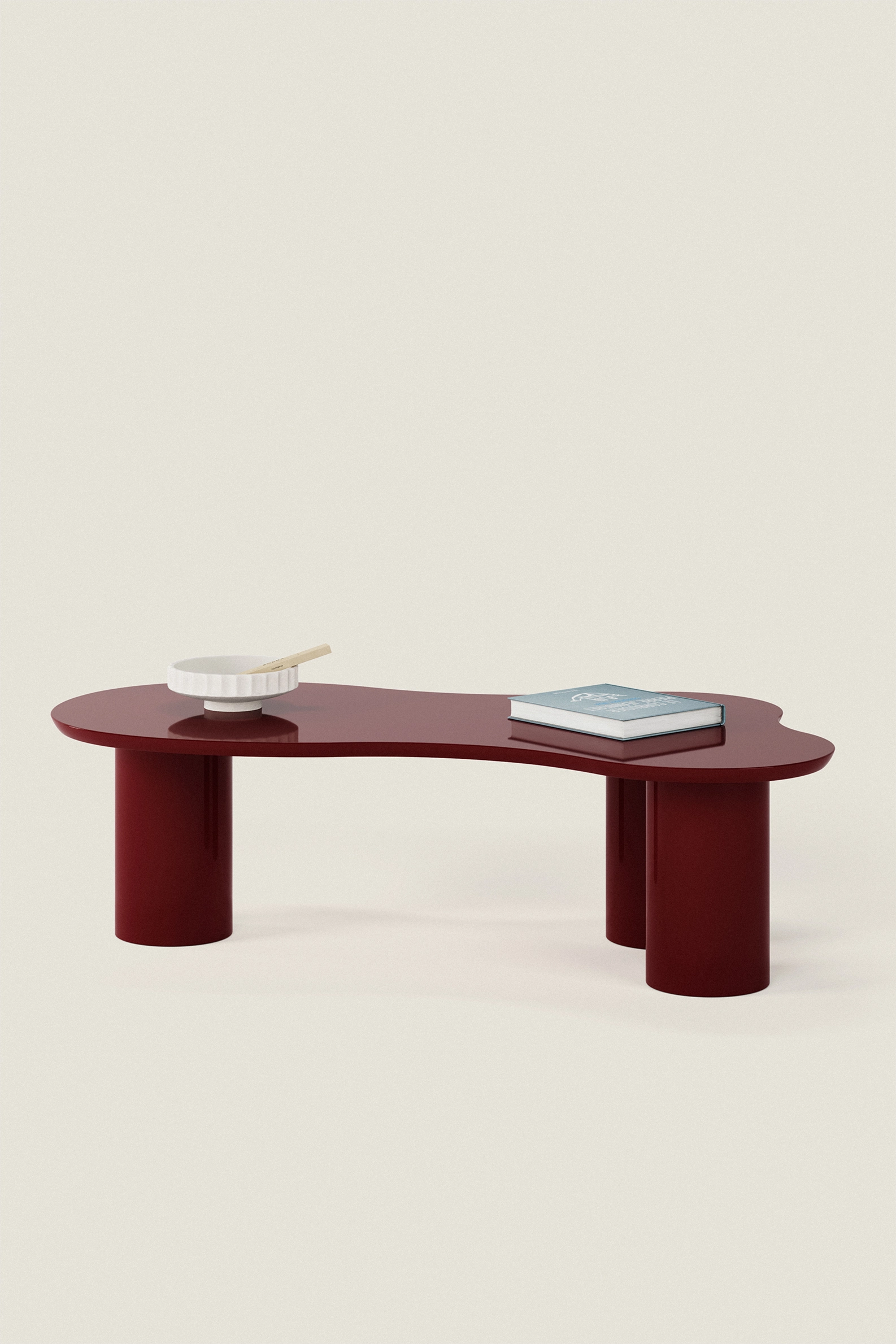 BURGUNDY COFFEE TABLE - Image 3