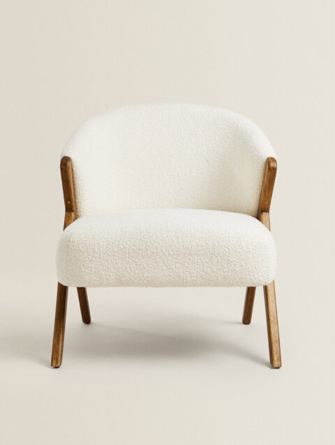 BOUCLÉ ARMCHAIR