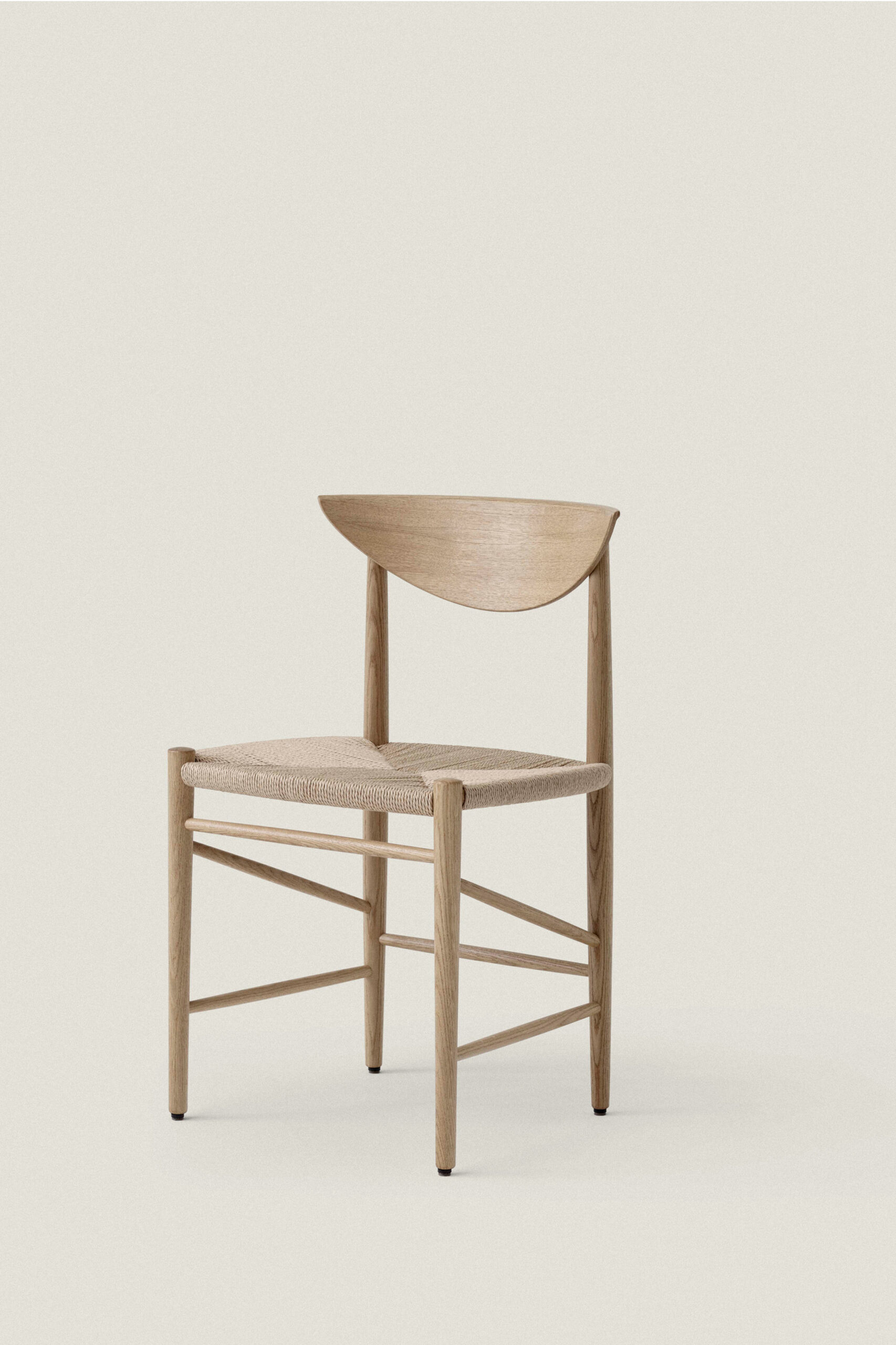 OAK AND PAPER CORD CHAIR - Image 6