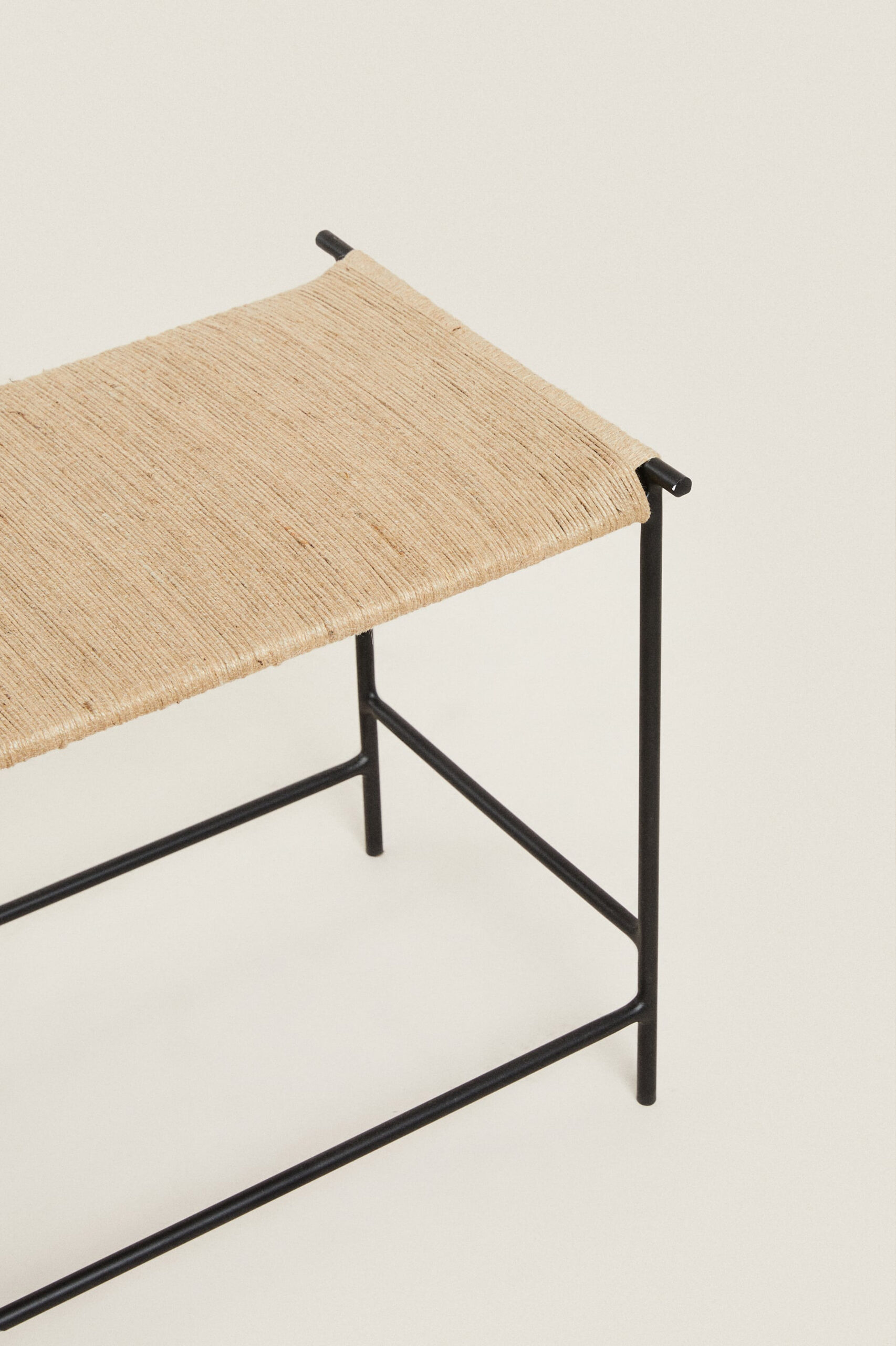 JUTE METAL BENCH - Image 3