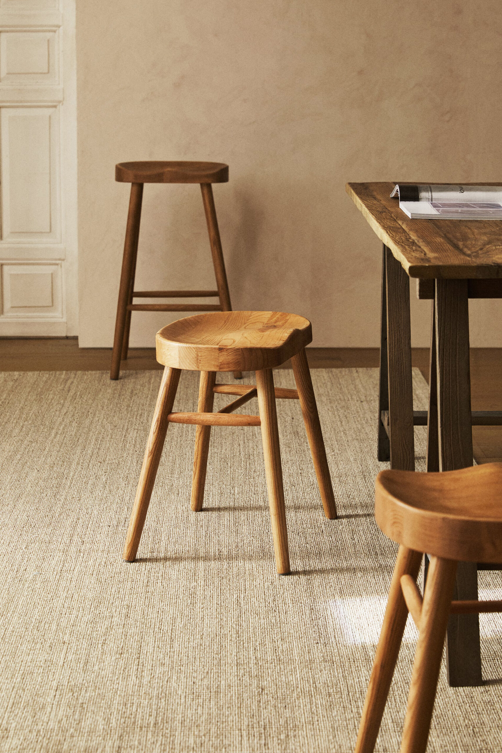 PINE STOOL 49 - Image 5