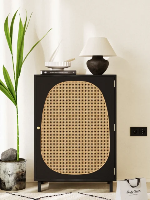 RATTAN STORAGE UNIT