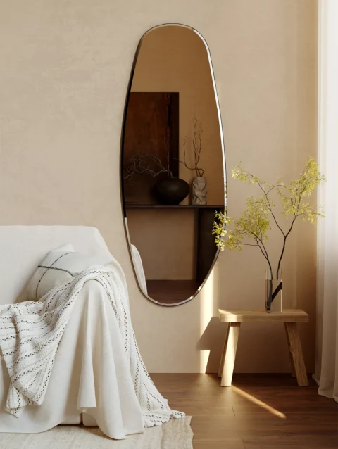IRREGULAR WALL MIRROR