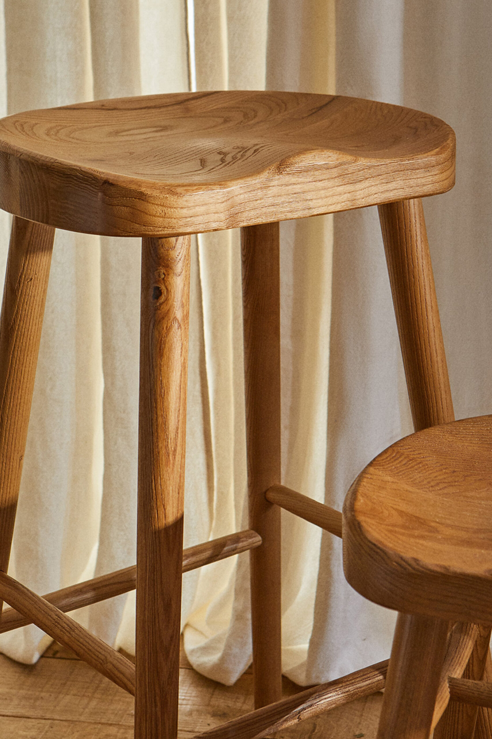 PINE STOOL 72 - Image 6