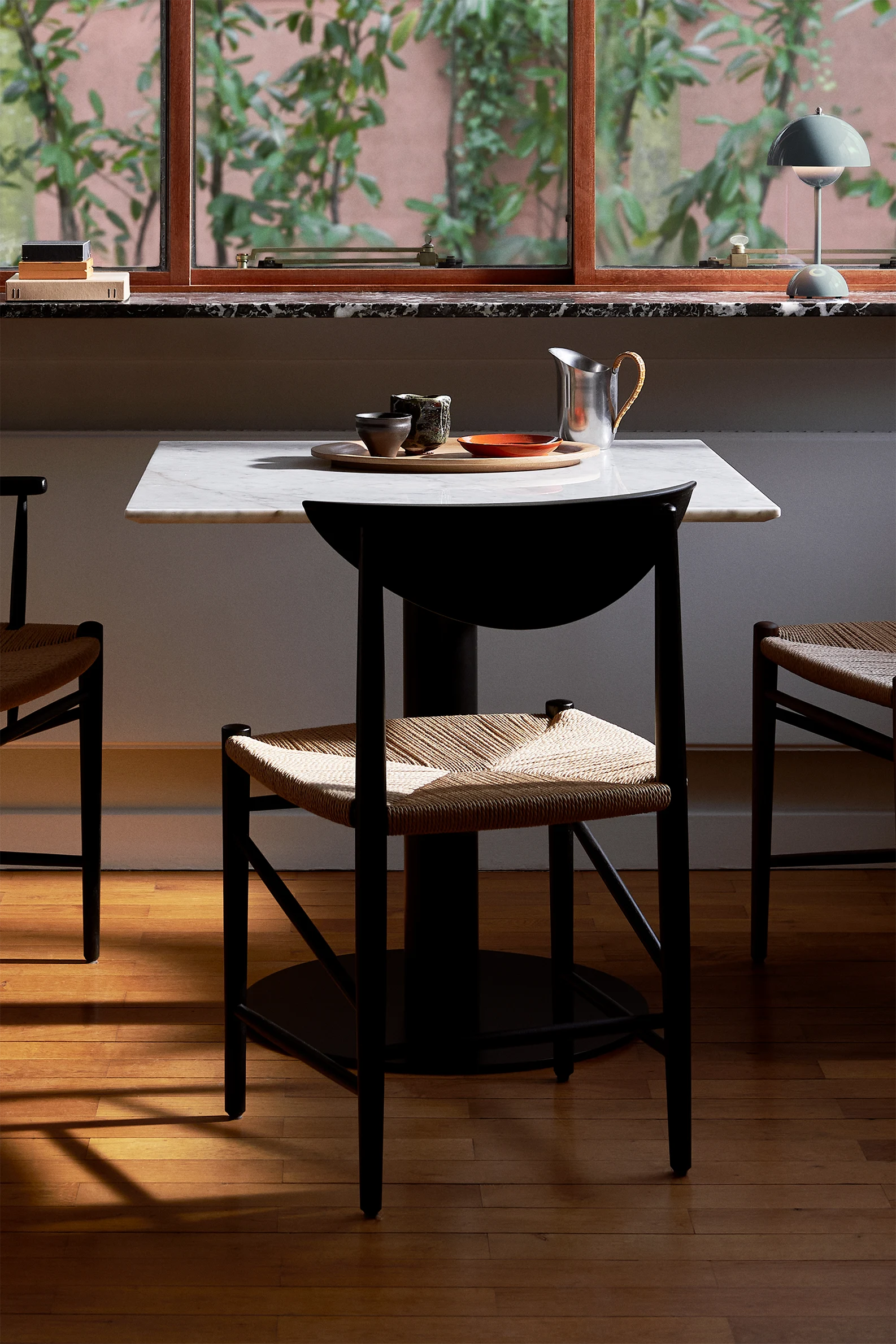 OAK AND PAPER CORD CHAIR - Image 6