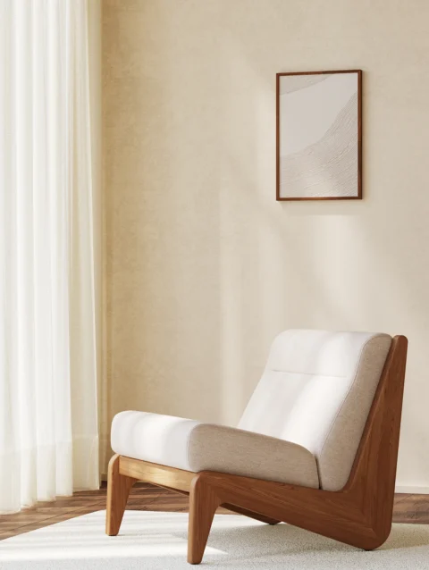 FLETCHER ARMLESS CHAIR