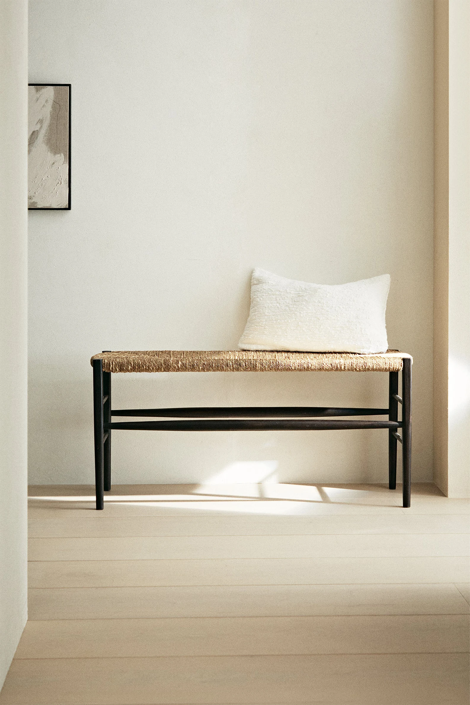 OAK AND SEAGRASS BENCH