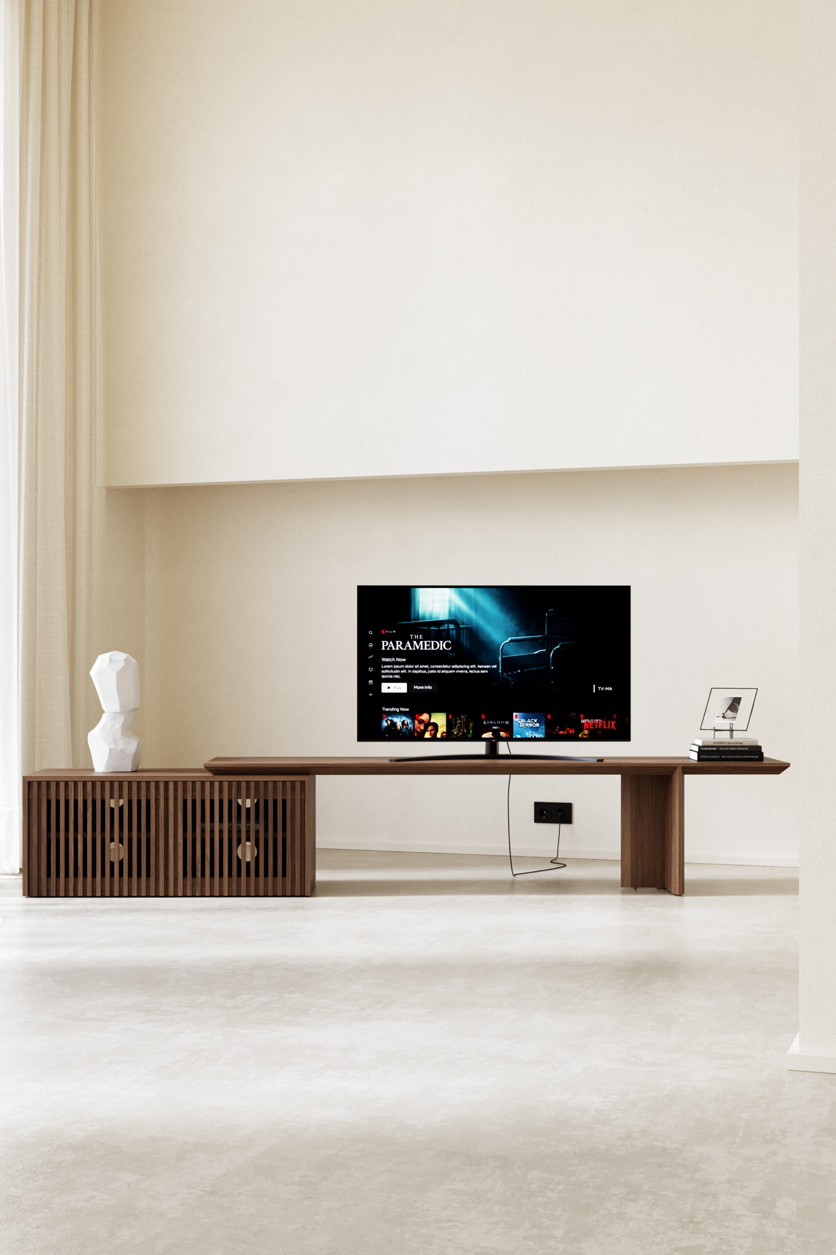 WOOD EXTENDABLE 01 TV UNIT