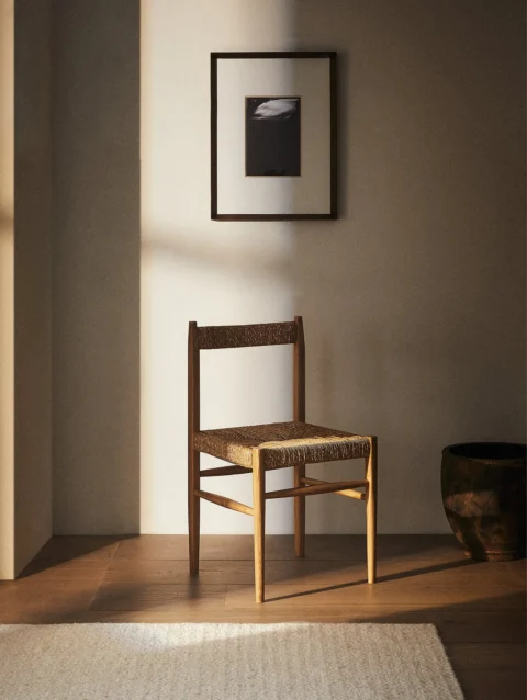 OAK AND SEAGRASS CHAIR