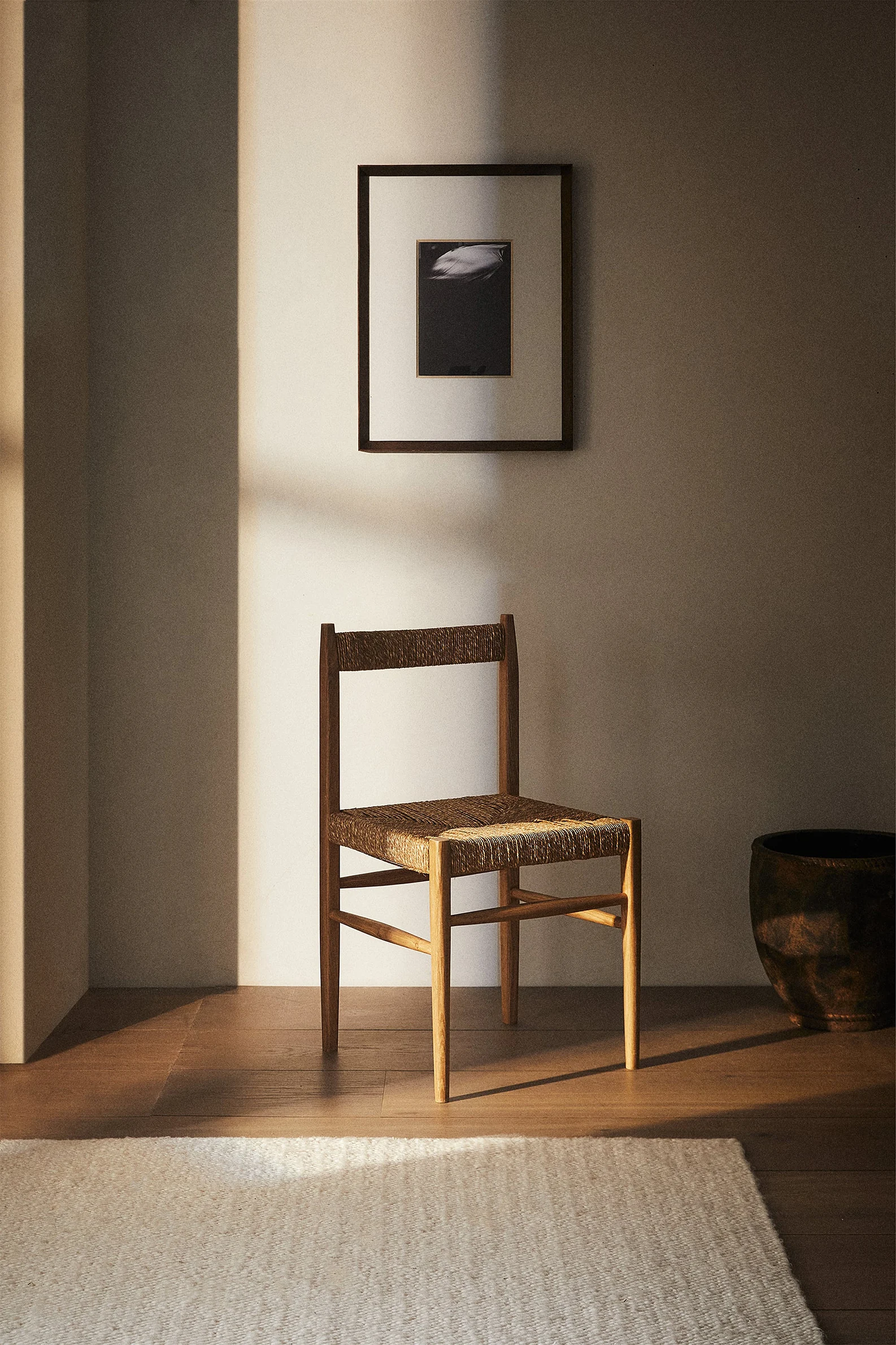 OAK AND SEAGRASS CHAIR