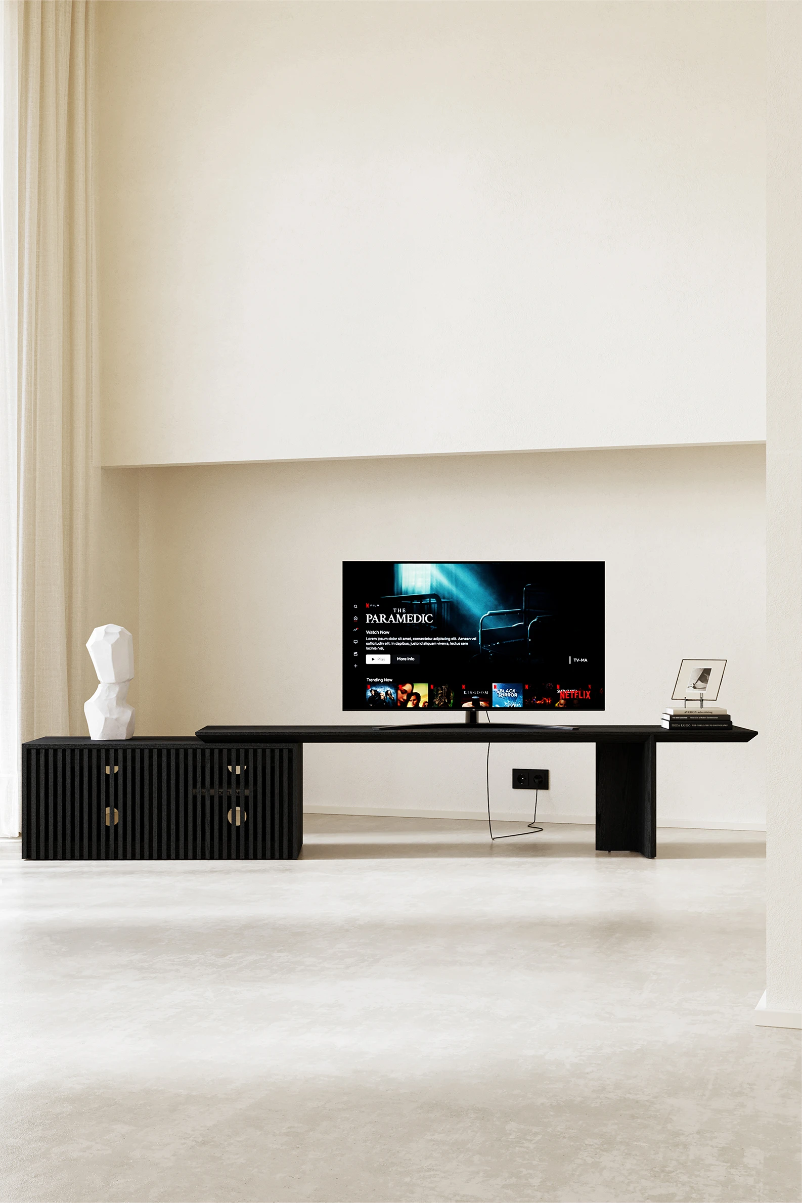 WOOD EXTENDABLE 02 TV UNIT - Image 6