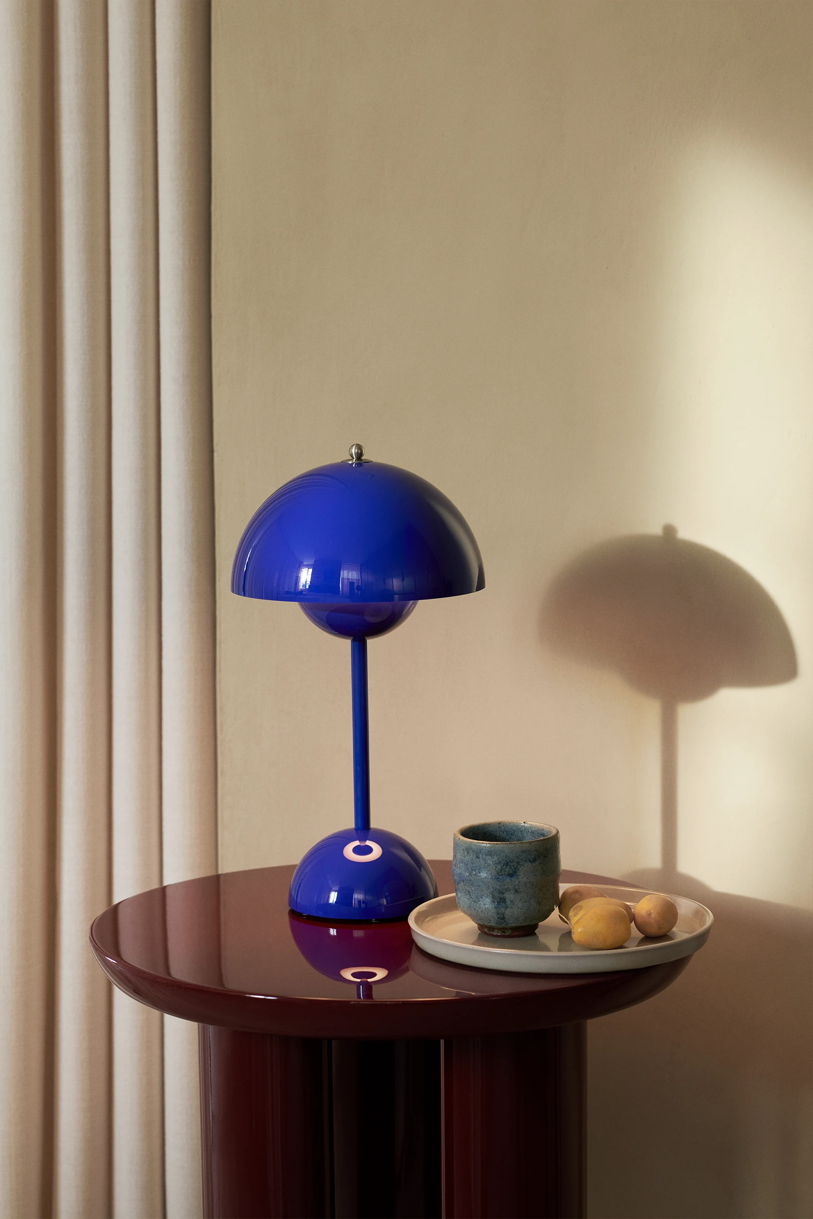 BURGUNDY TUNG SIDE TABLE - Image 6