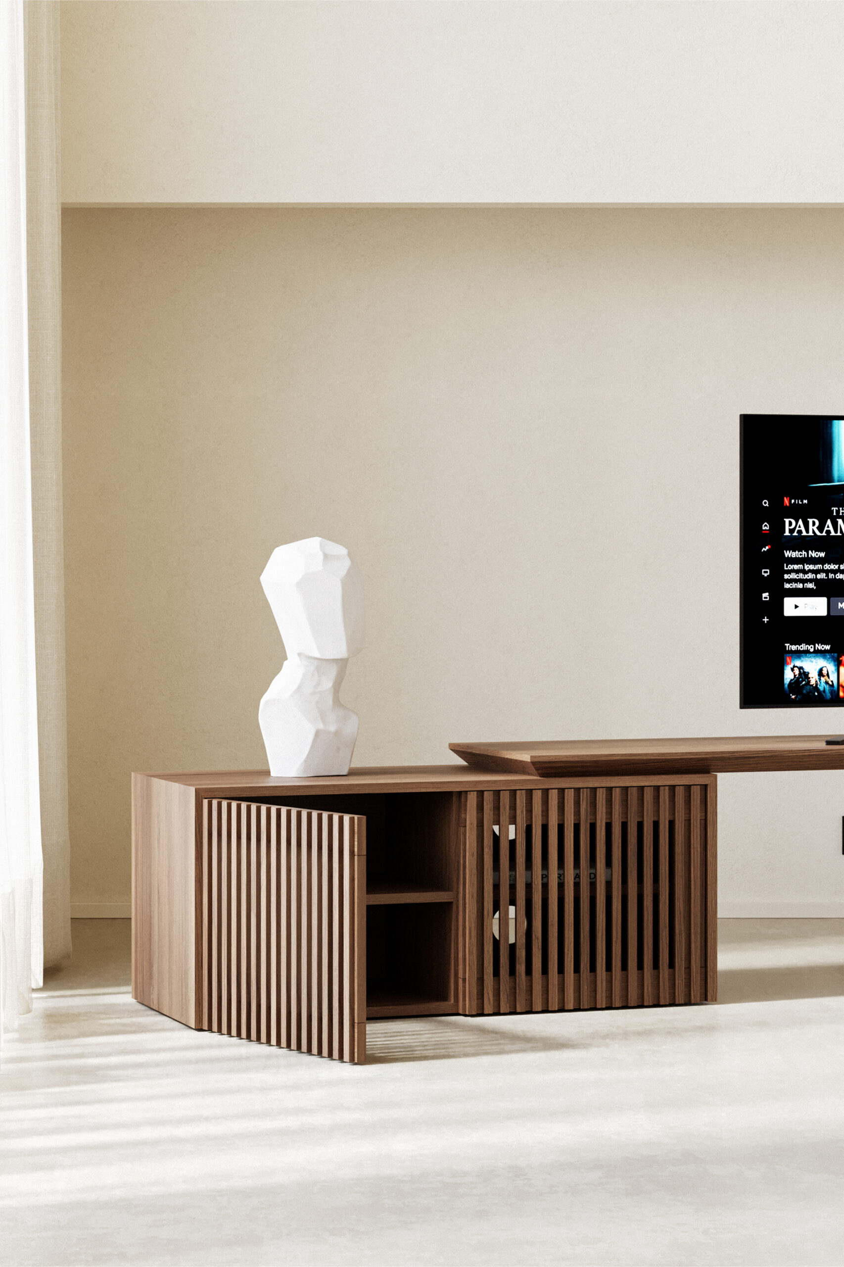 WOOD EXTENDABLE 01 TV UNIT - Image 2