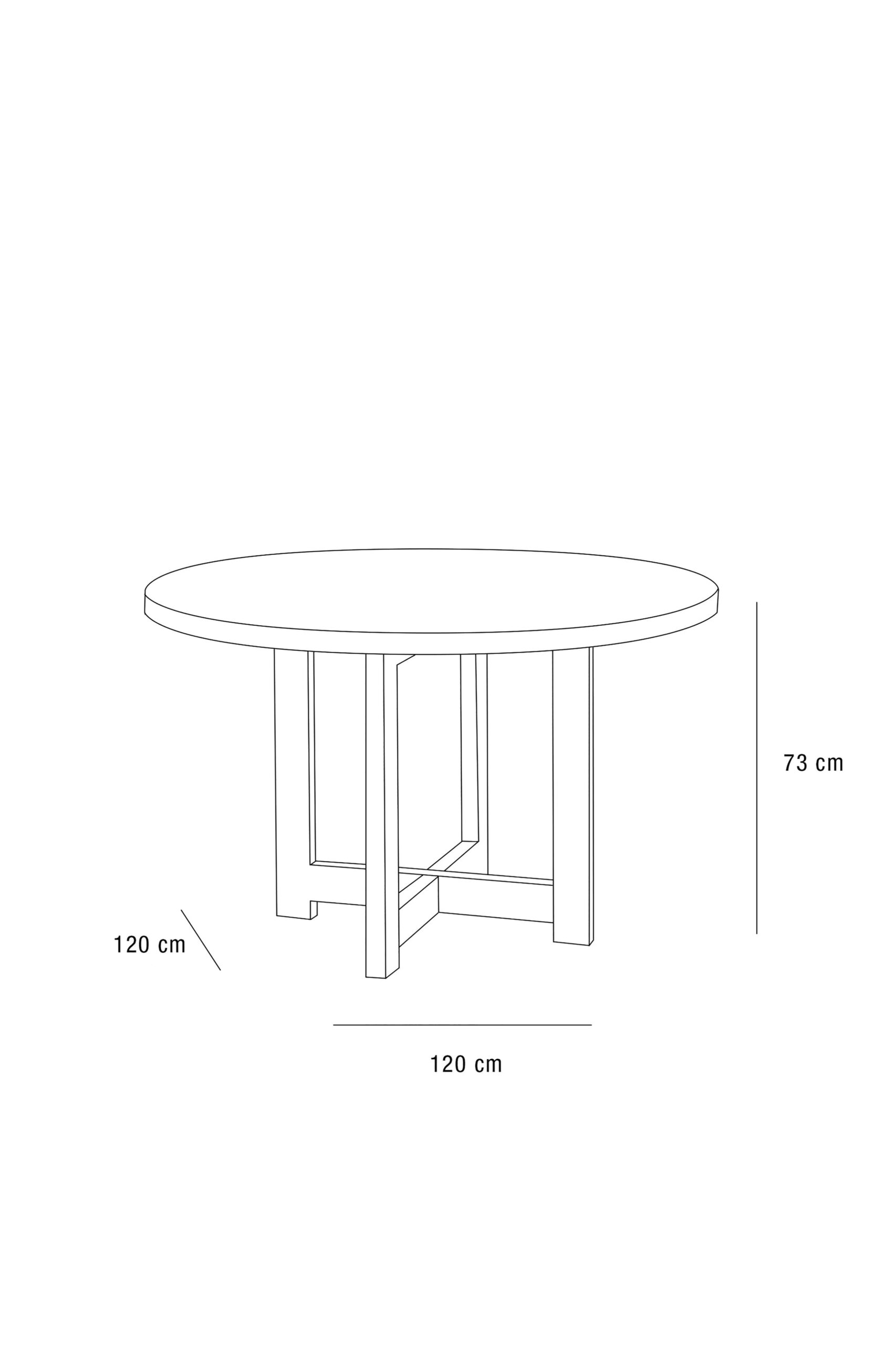 DUYSEN OAK DINING TABLE - Image 4