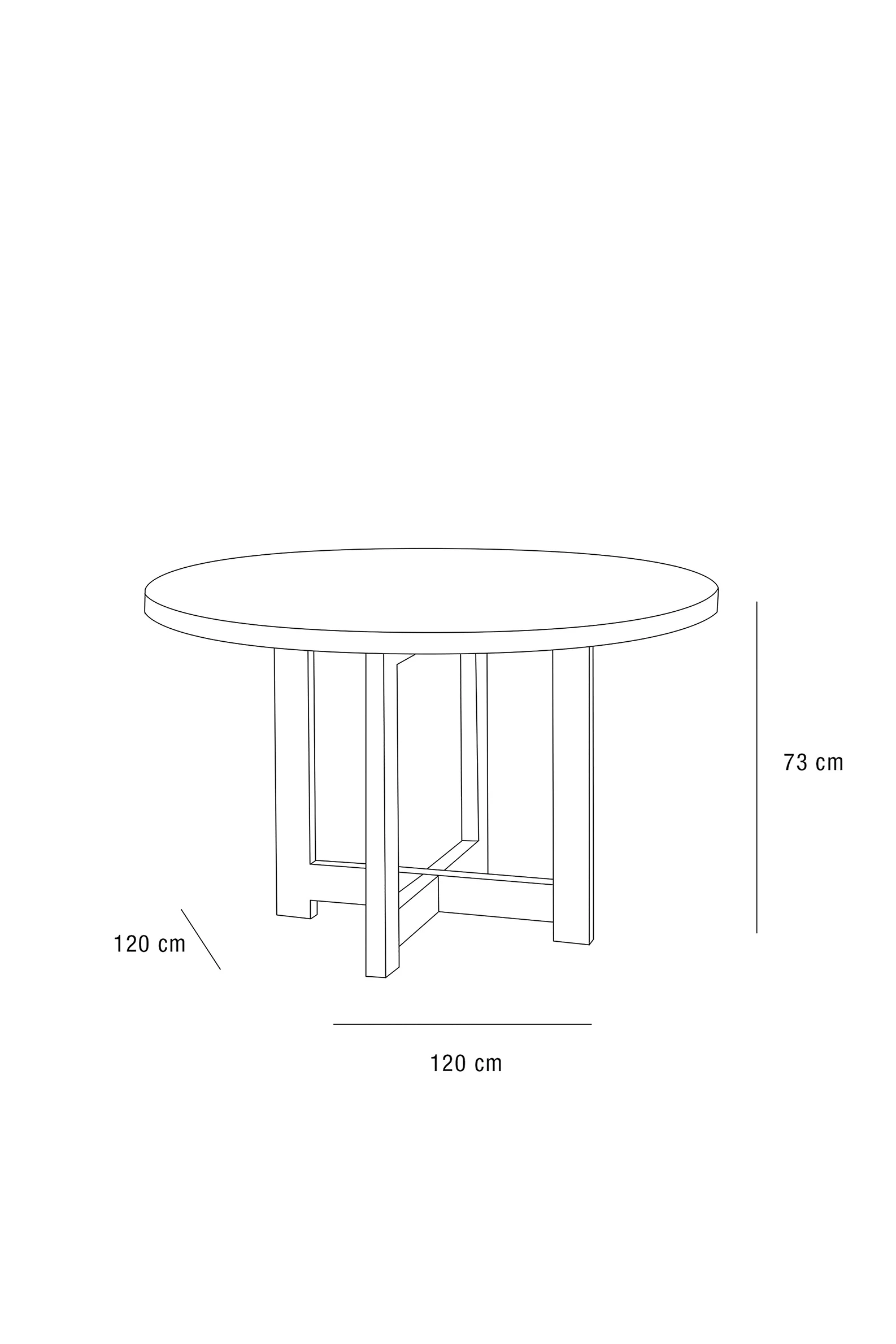 DUYSEN OAK DINING TABLE - Image 4