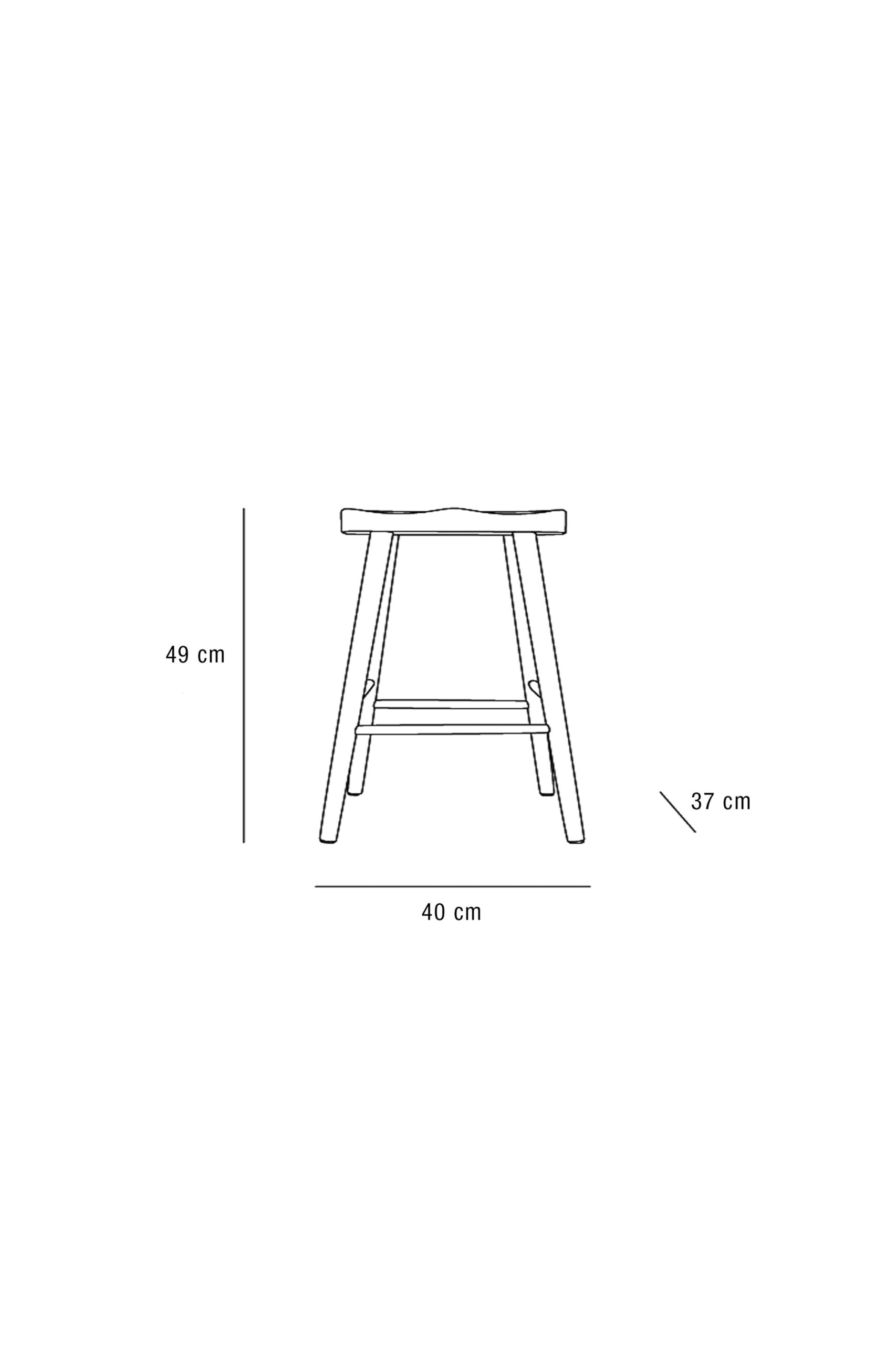 PINE STOOL 49 - Image 4