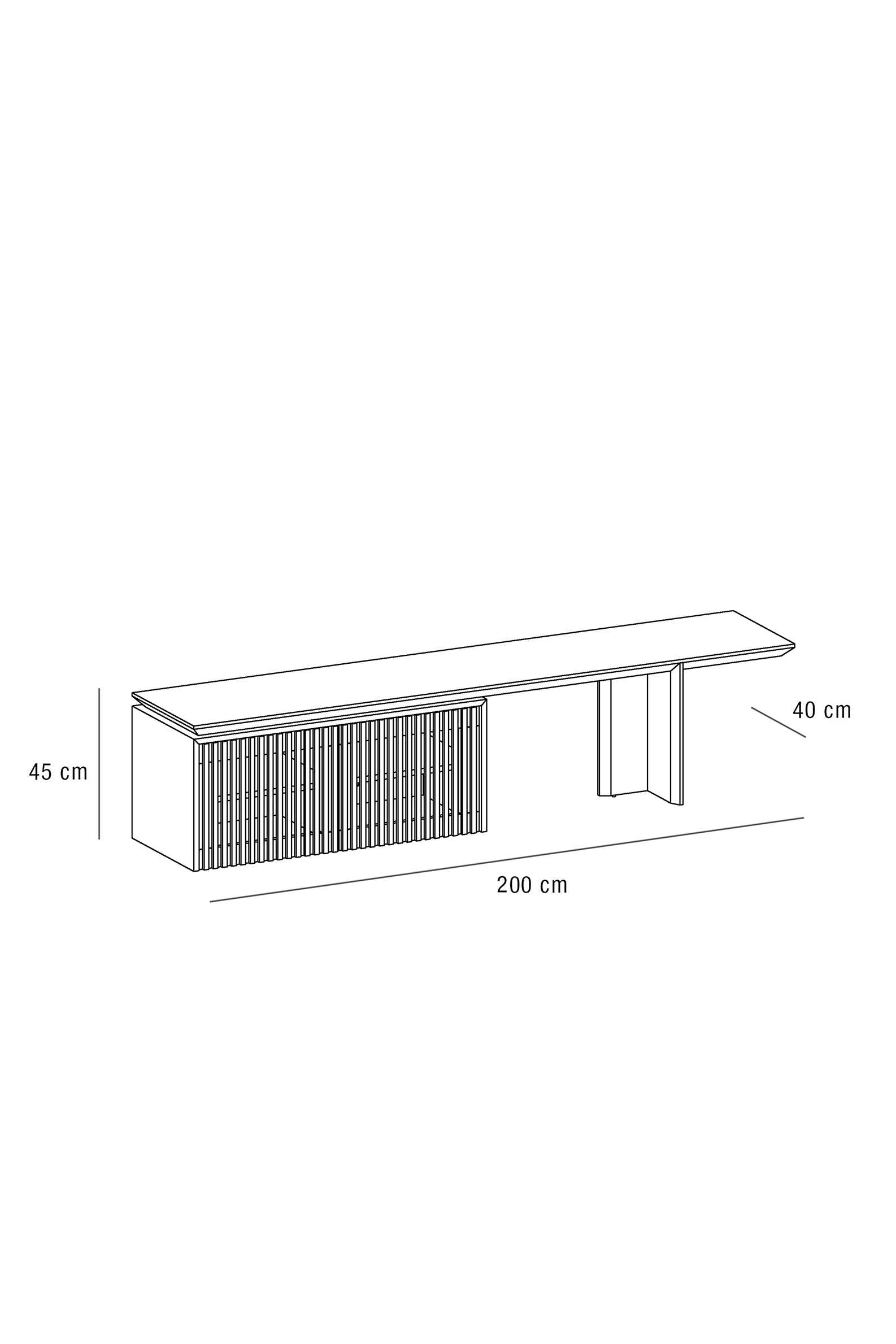 WOOD EXTENDABLE 02 TV UNIT - Image 5