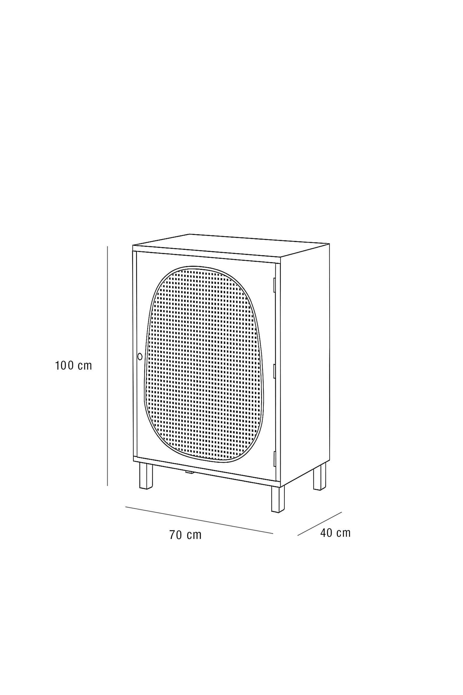 RATTAN STORAGE UNIT - Image 5