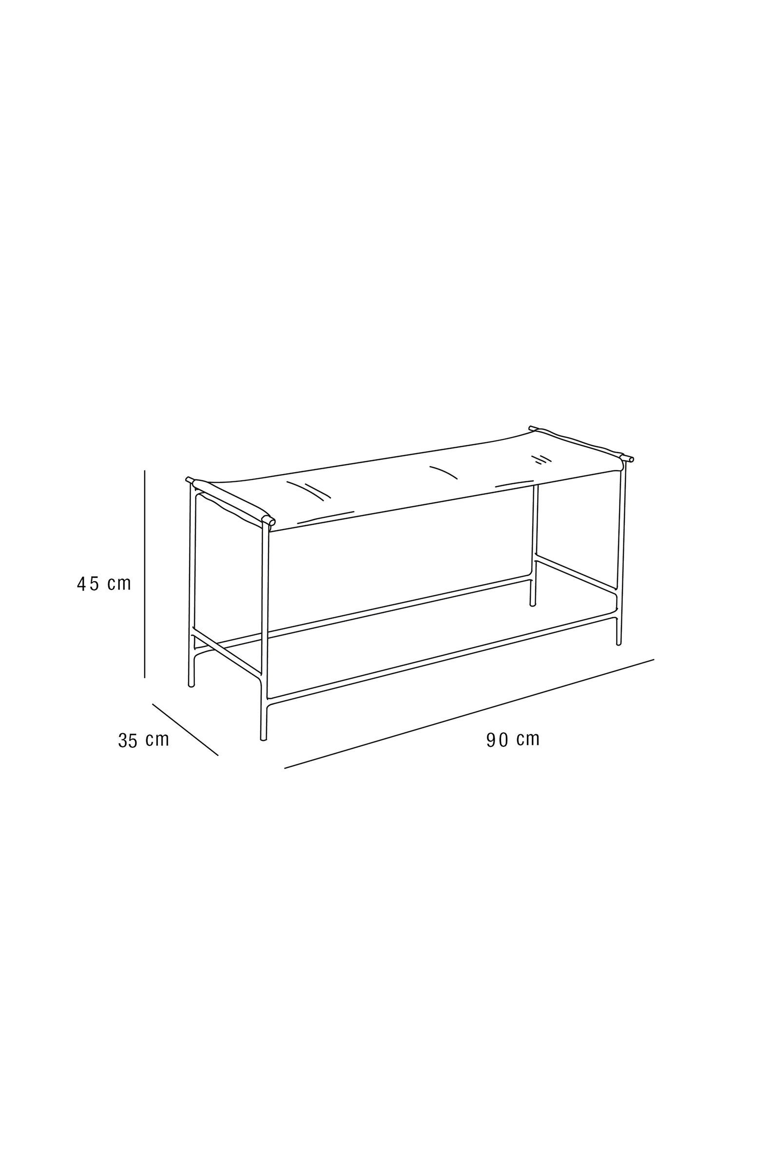 JUTE METAL BENCH - Image 6