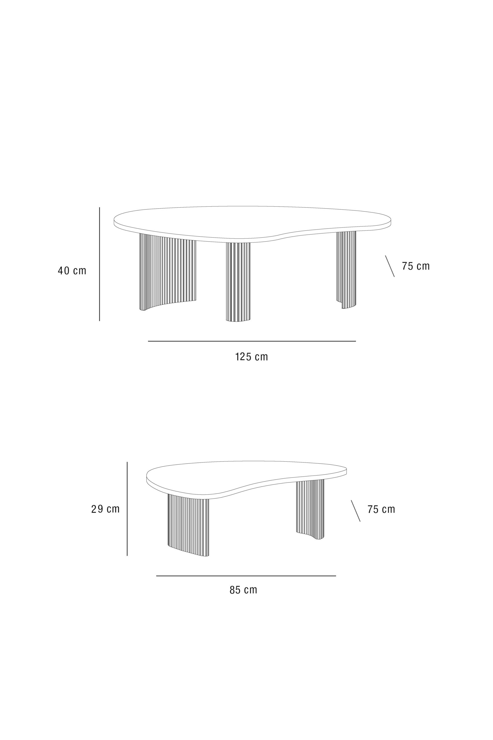 PEBBLE COFFEE TABLE - Image 6