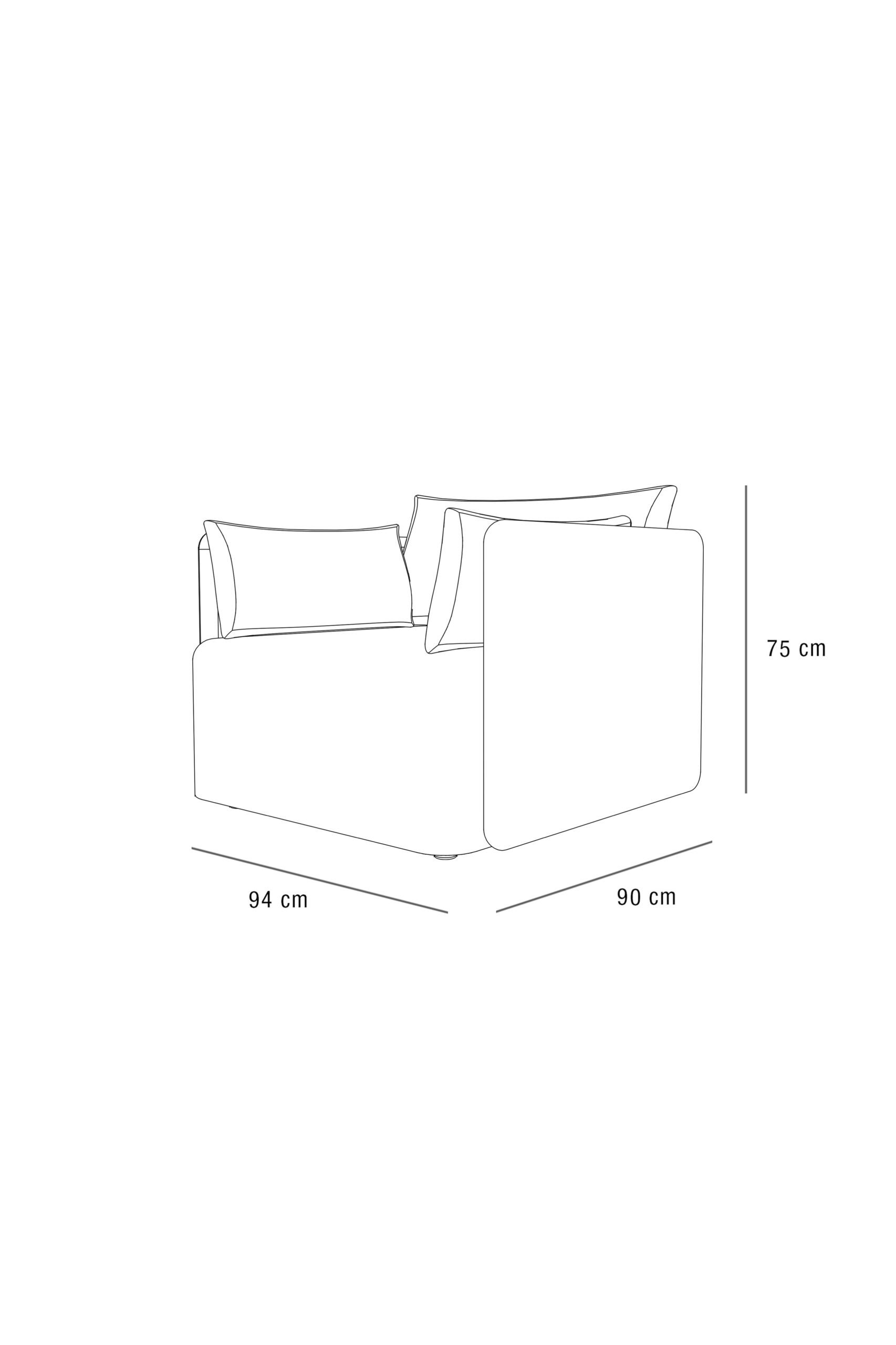 OFFSET LOVESEAT (BOUCLE’ 08) - Image 4