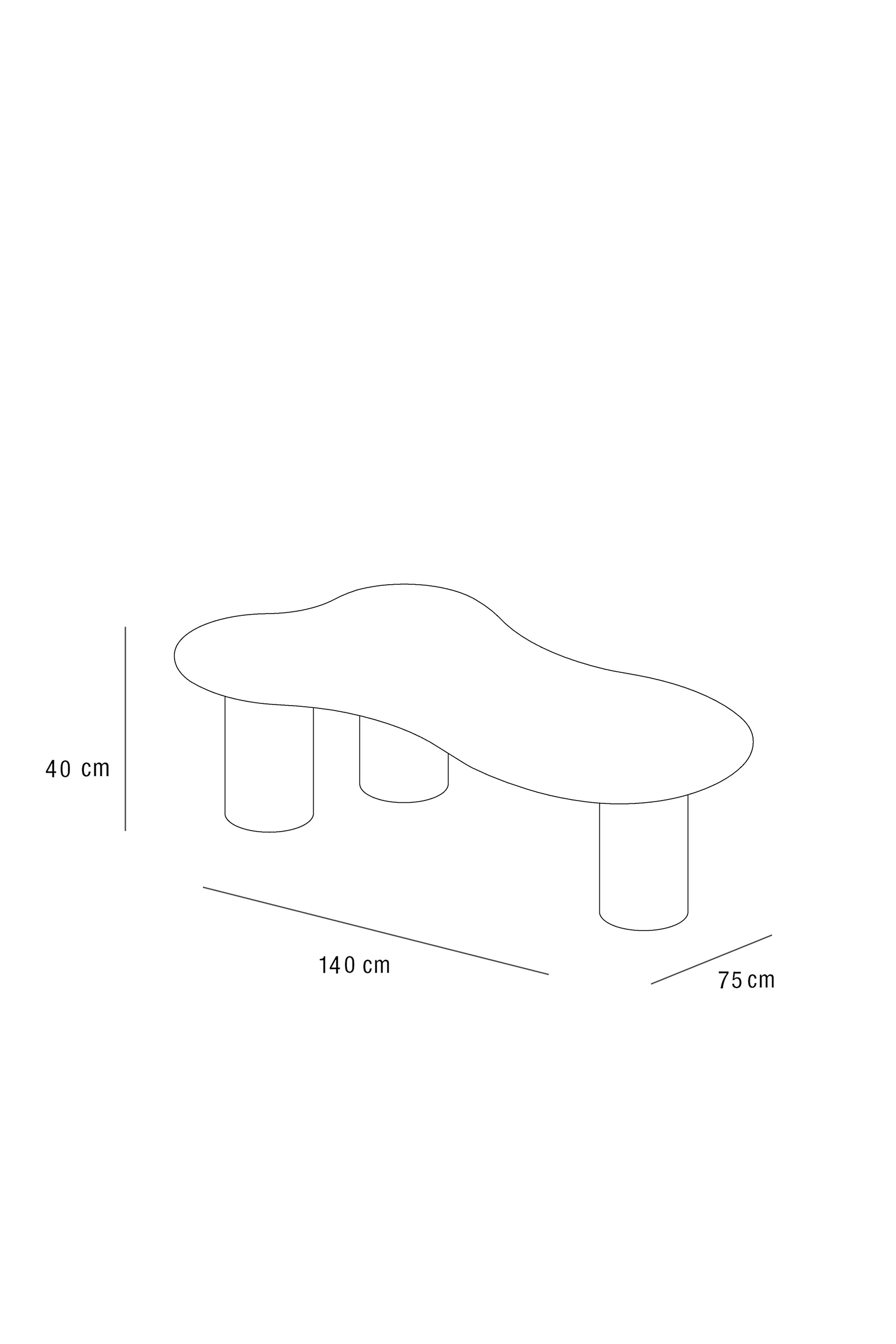 BURGUNDY COFFEE TABLE - Image 4