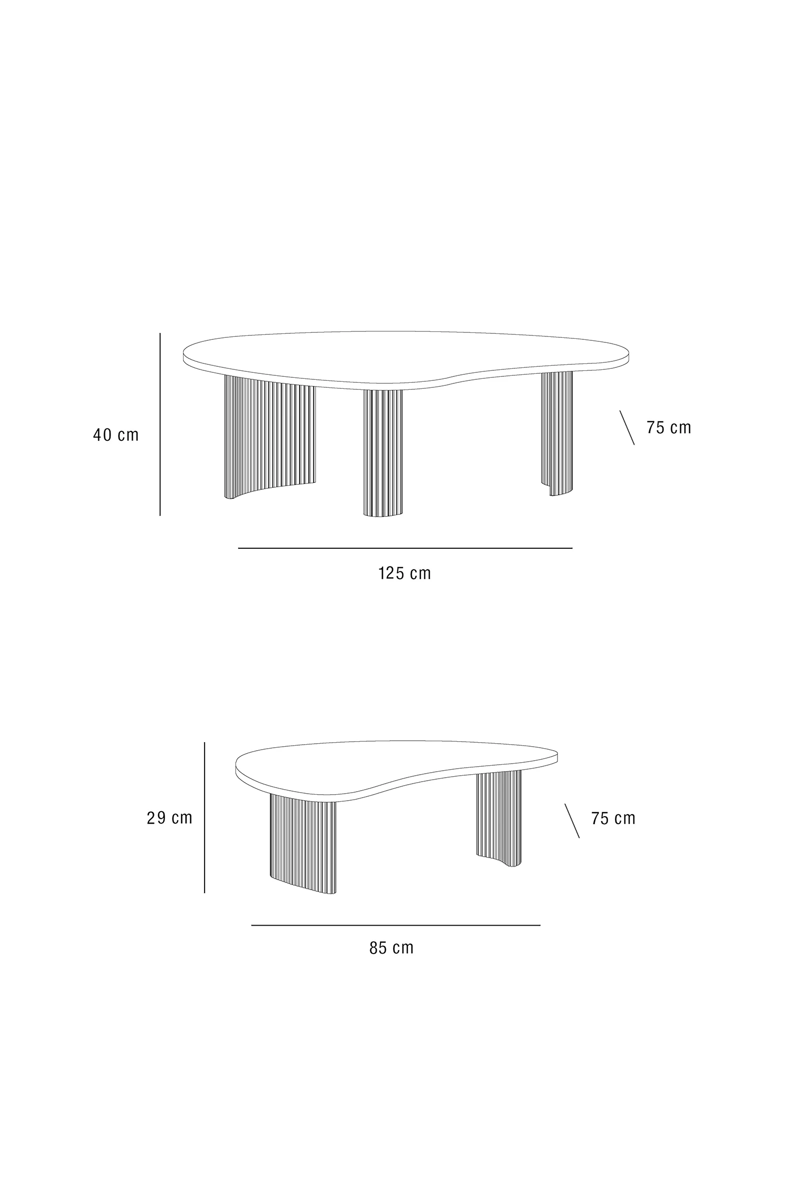 PEBBLE COFFEE TABLE - Image 5